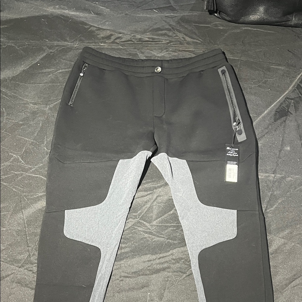 Greyson Men's Black and Gray Joggers